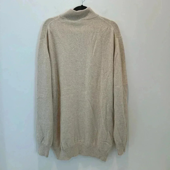 Valentino Jeans Mock Men's Turtleneck 1/4 Zip Sweater size XL - Picture 8 of 15